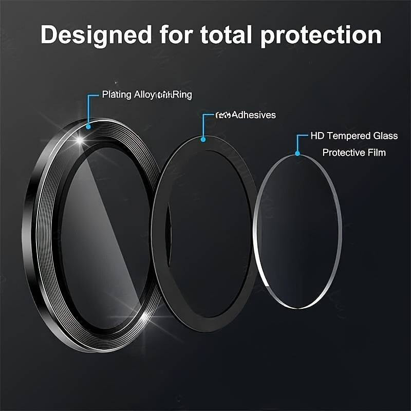 Glass Camera Lens Protector For Samsung Galaxy Flip 6 in Black Camera FoneFunShop   