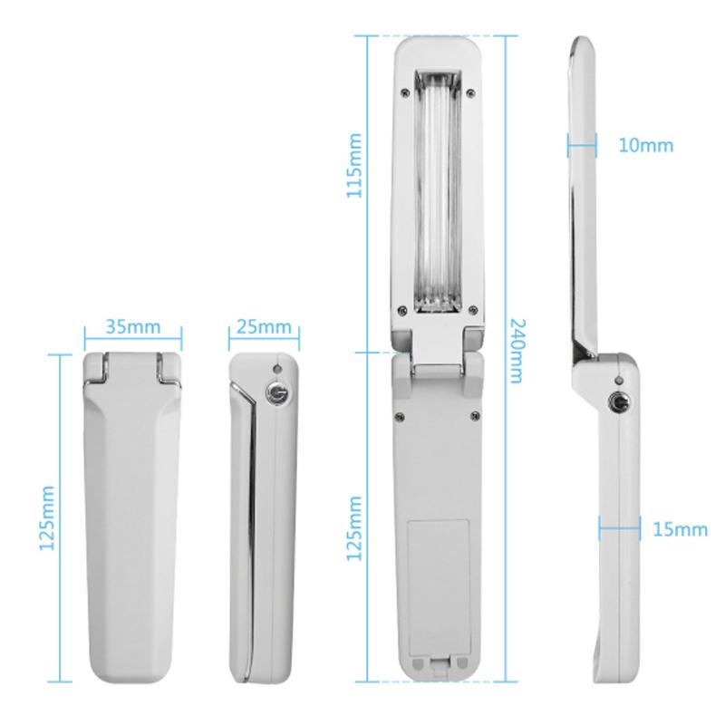 Portable UV Sterilizer Fold Up Battery Operated Battery FoneFunShop   