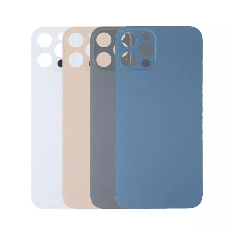 Glass Back For iPhone 13 Pro Plain in Blue Glass Back FoneFunShop   