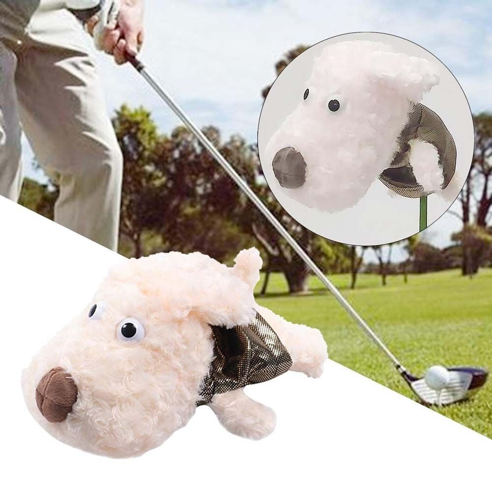 Head Cover For Driver Golf Club Wood #1 Fluffy Big Dog Golf FoneFunShop   