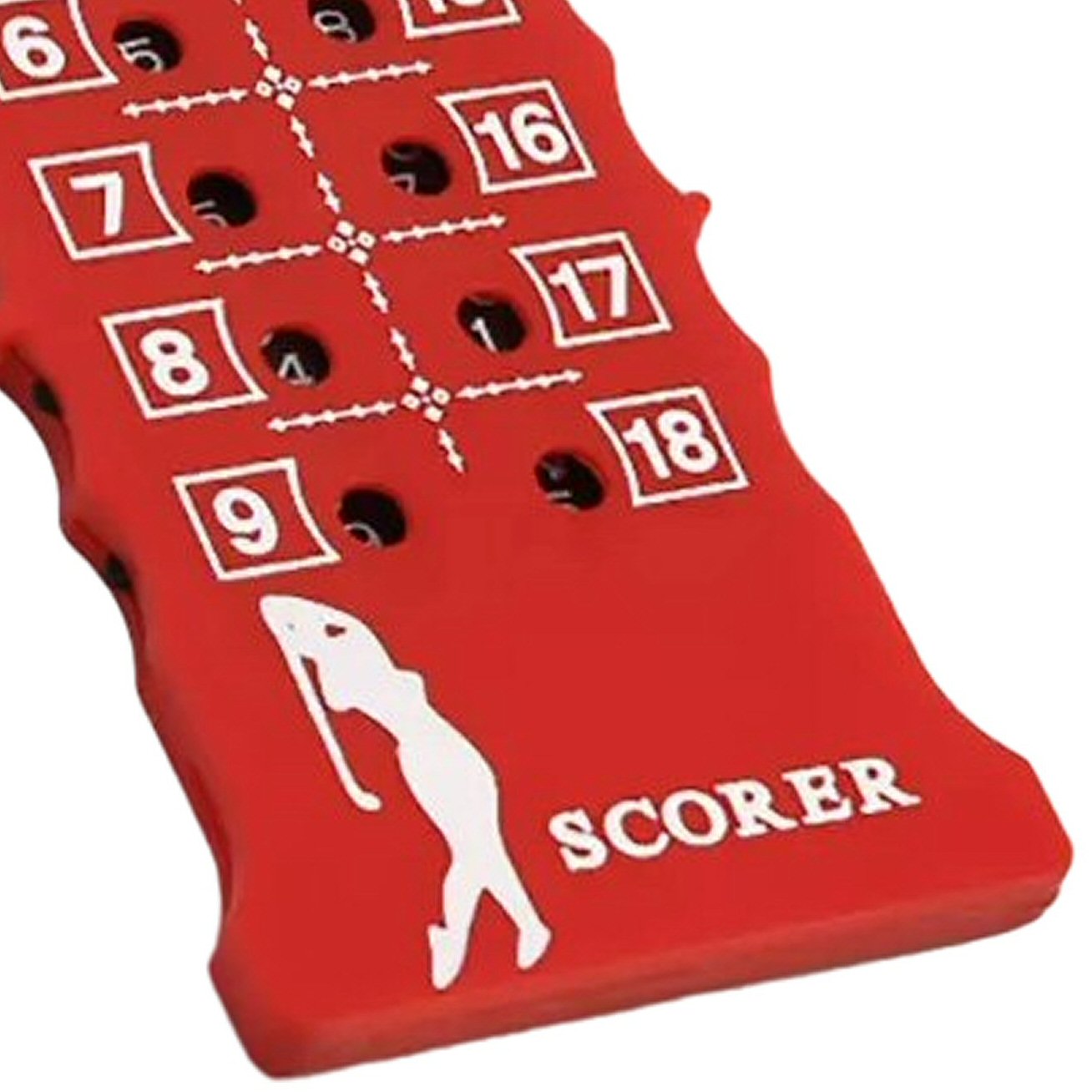 Portable 18-Hole Golf Scorecard Score Counter Red Golf FoneFunShop   