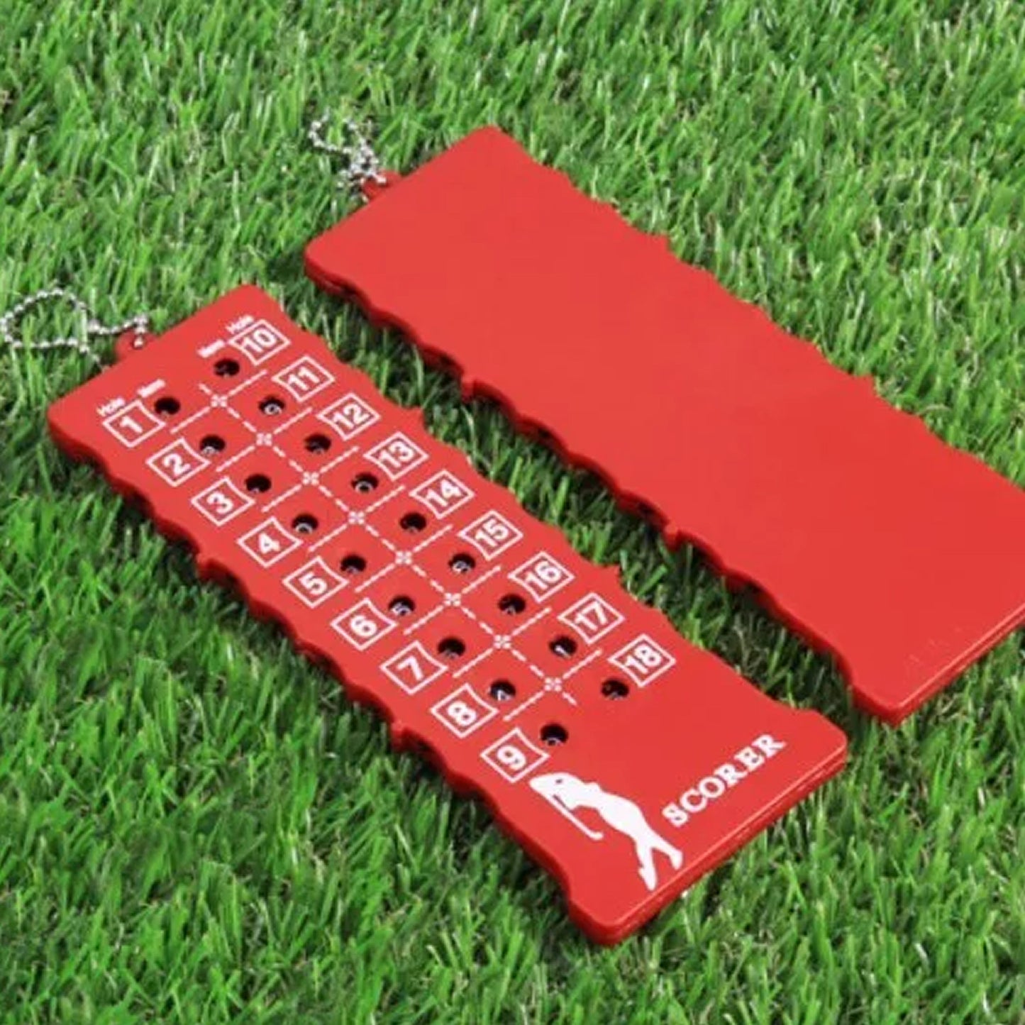 Portable 18-Hole Golf Scorecard Score Counter Red Golf FoneFunShop   