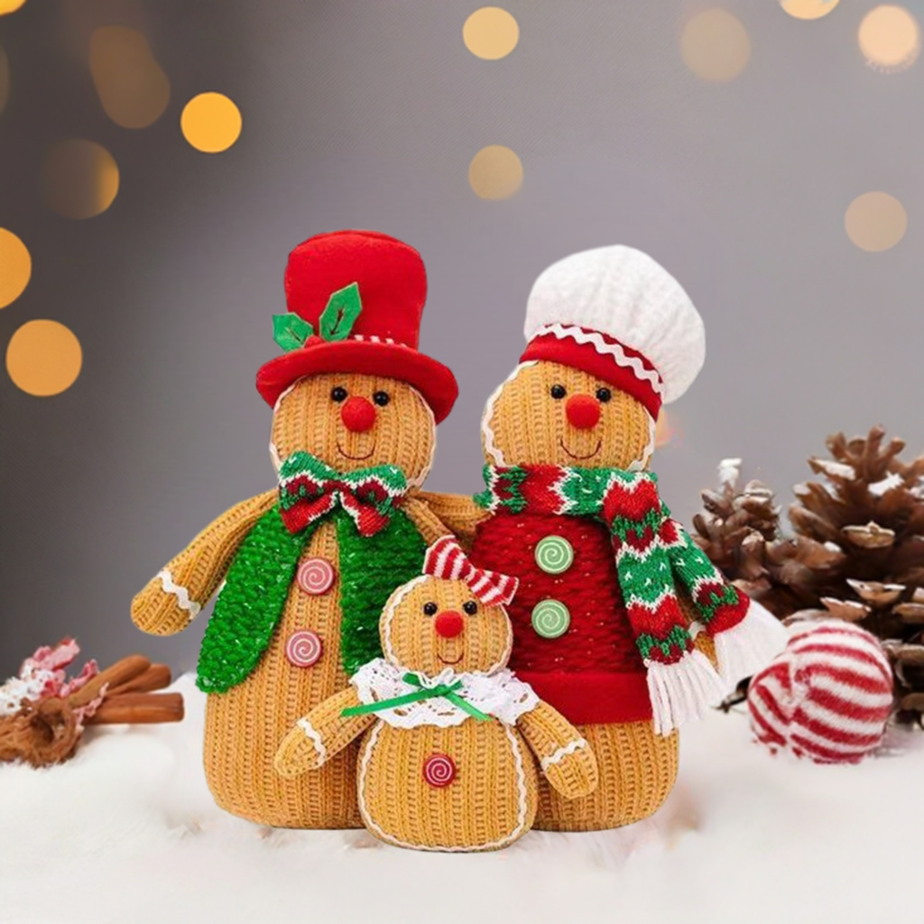 Festive Christmas Ginger Bread Family Christmas FoneFunShop   