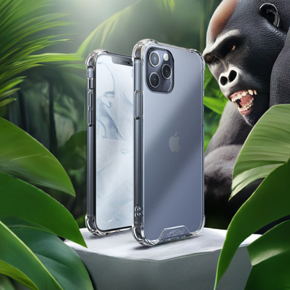 Case For iPhone 16 Pro Clear Transparent King Kong Tough Shockproof Armoured Case Cover FoneFunShop   