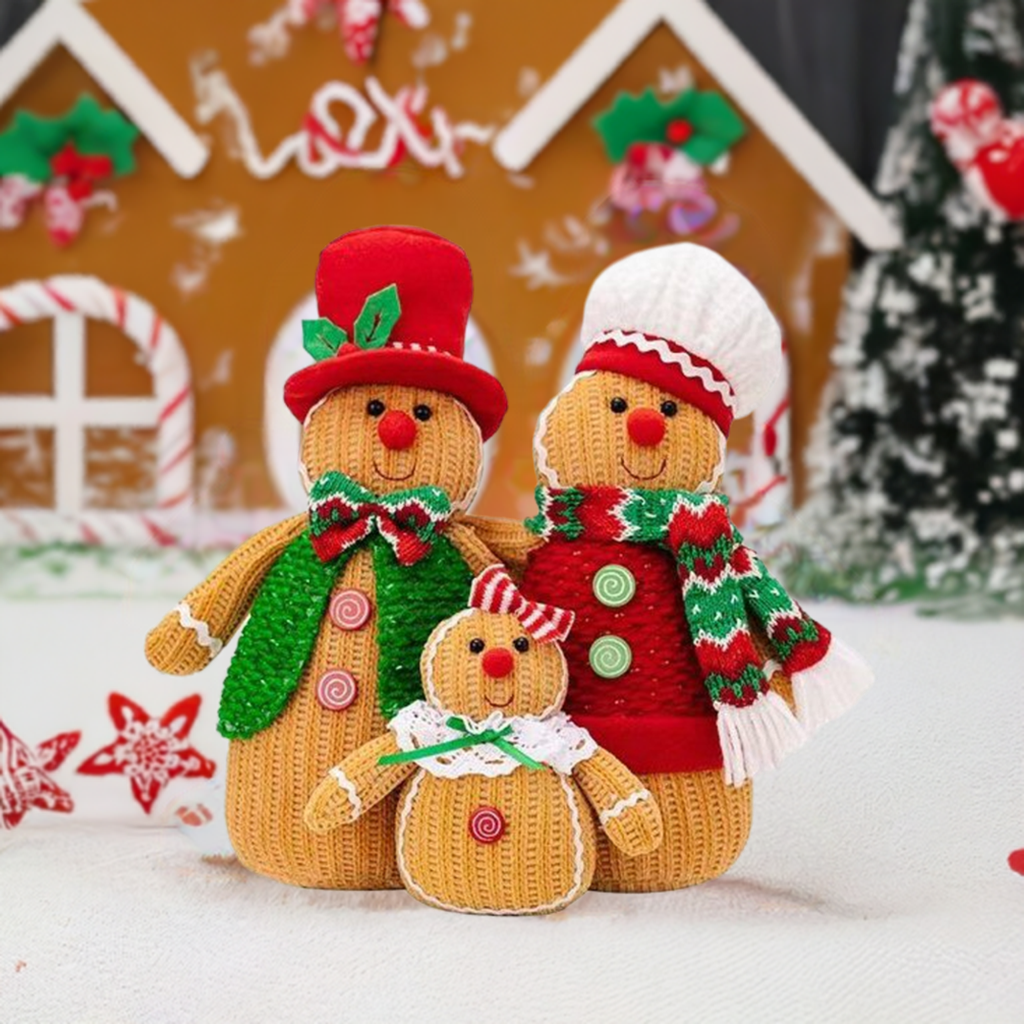 Festive Christmas Ginger Bread Family Christmas FoneFunShop   