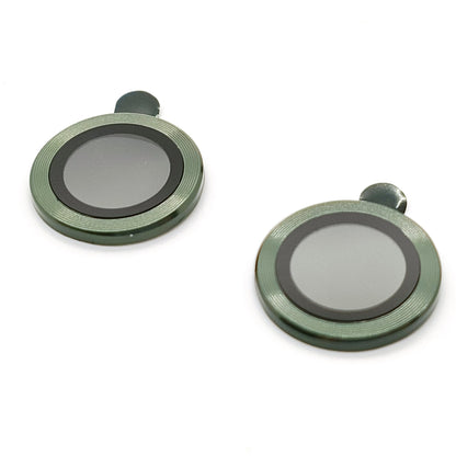 Camera Protectors For iPhone 13 13 Mini Set of 2 Green Glass Camera FoneFunShop   