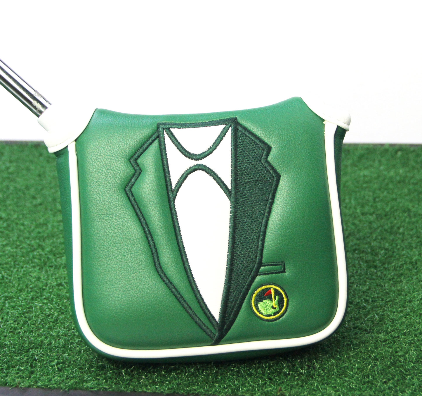 Green Jacket Golf Half Mallet Putter Club Cover Headcover Golf Accessorise FoneFunShop   