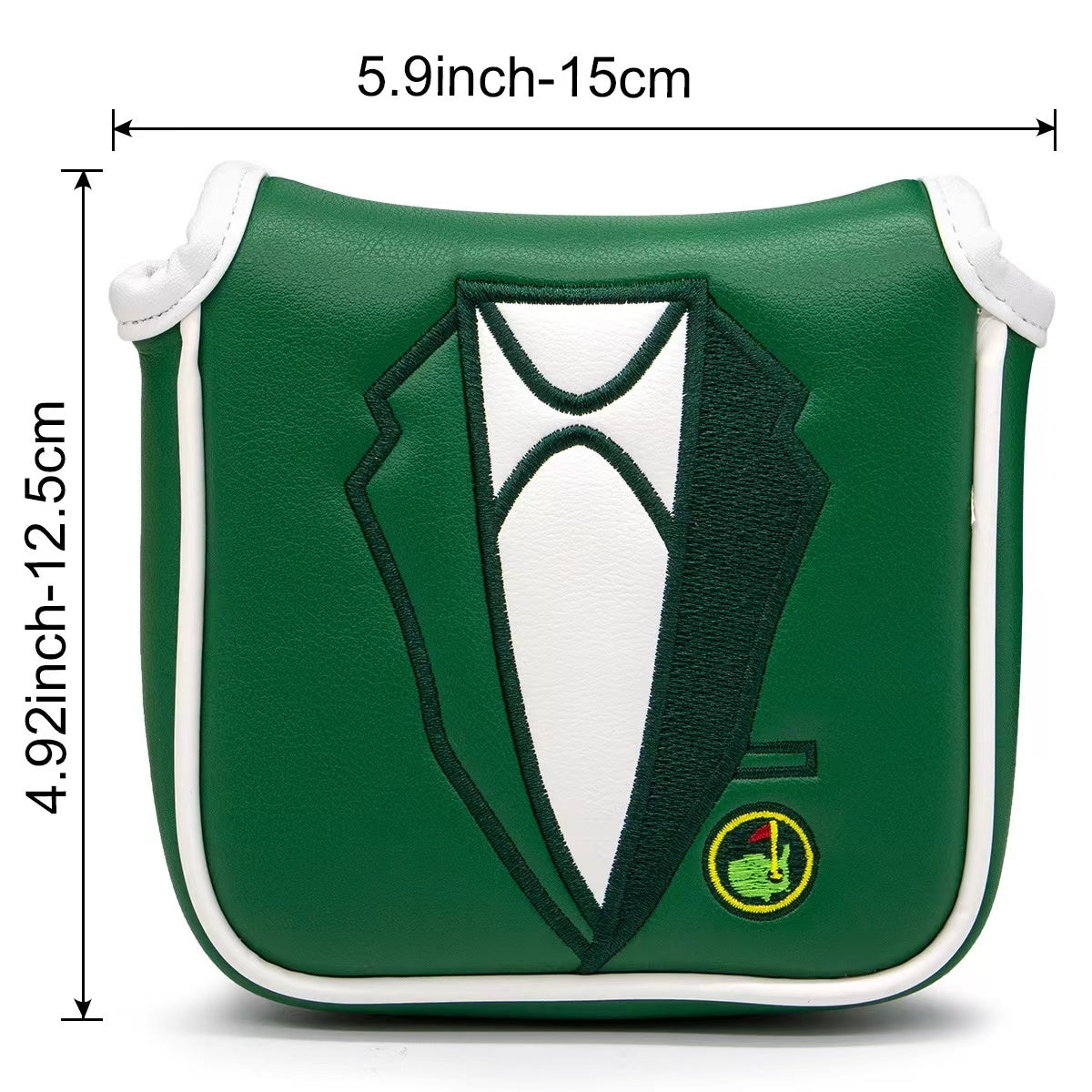 Green Jacket Golf Half Mallet Putter Club Cover Headcover Golf Accessorise FoneFunShop   