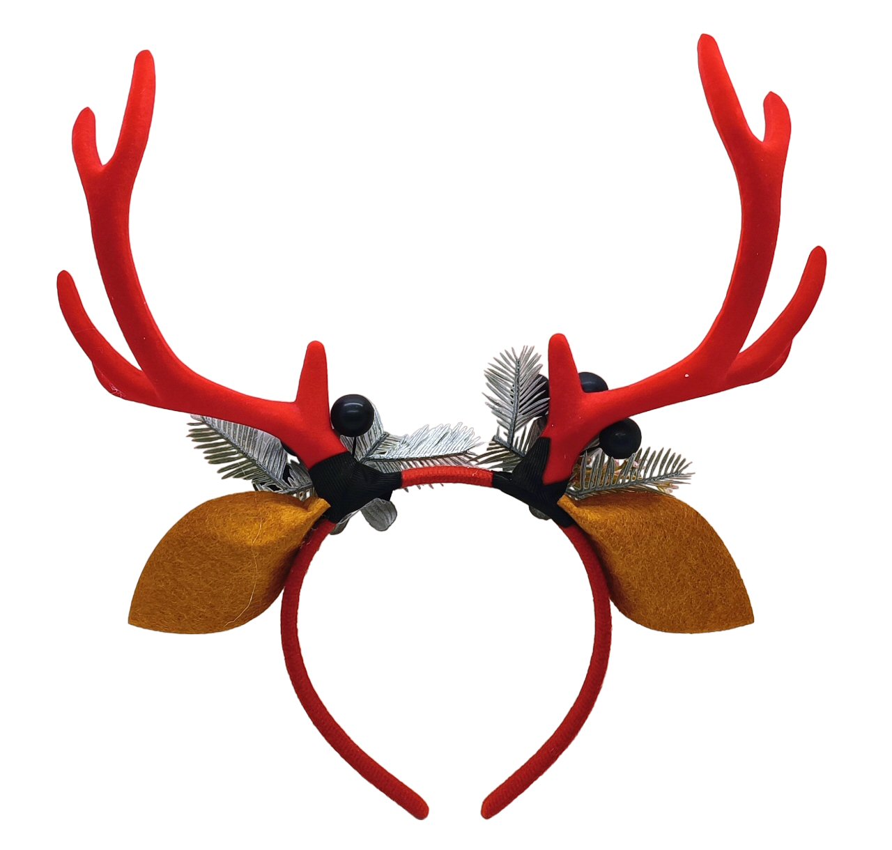 Reindeer Antlers Headband for Christmas Festive Red Christmas FoneFunShop   