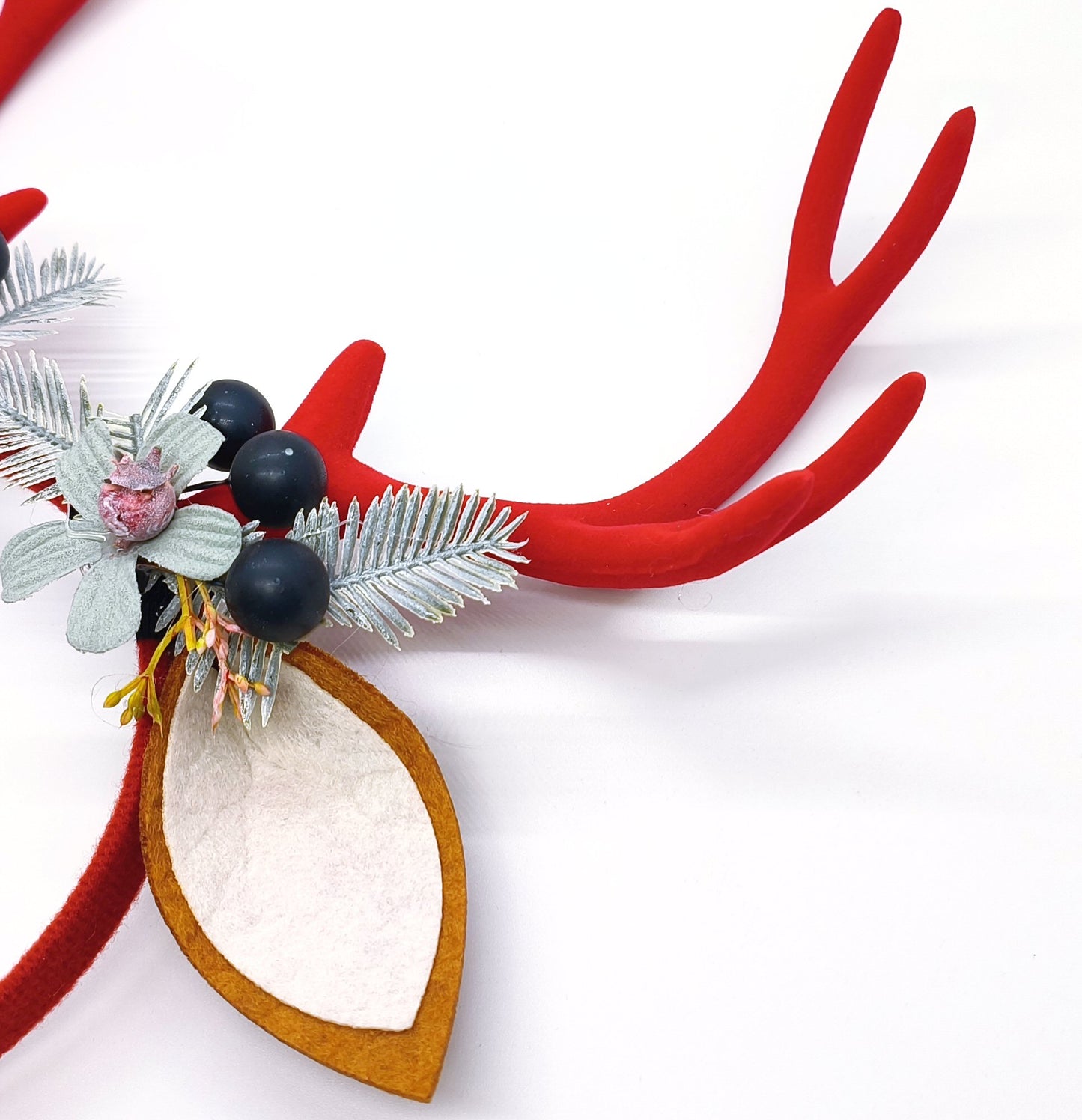 Reindeer Antlers Headband for Christmas Festive Red Christmas FoneFunShop   