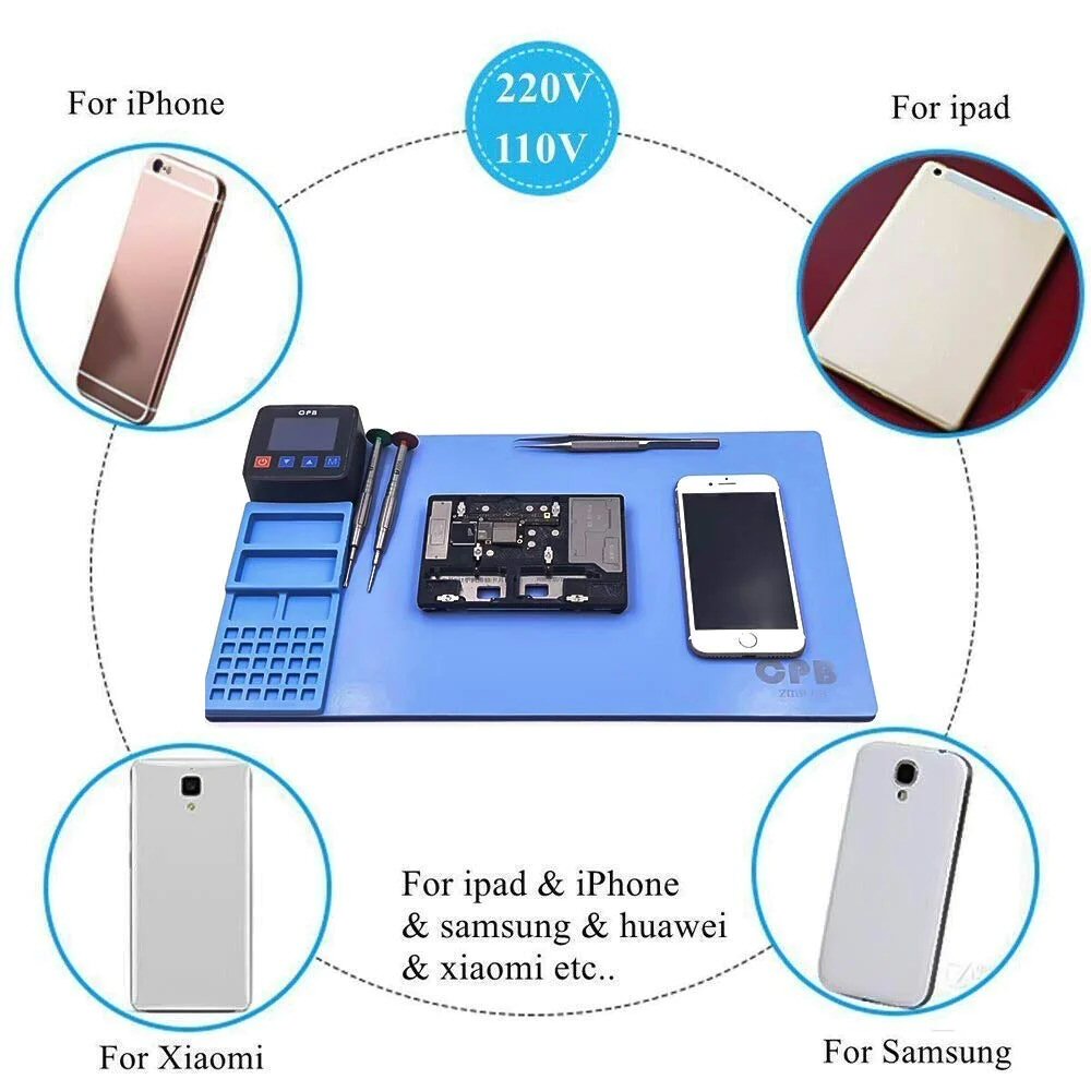 HOT MAT For iPad iPhone Smart Phone Repair Temperature Controlled Heat Mat CPB  FoneFunShop   