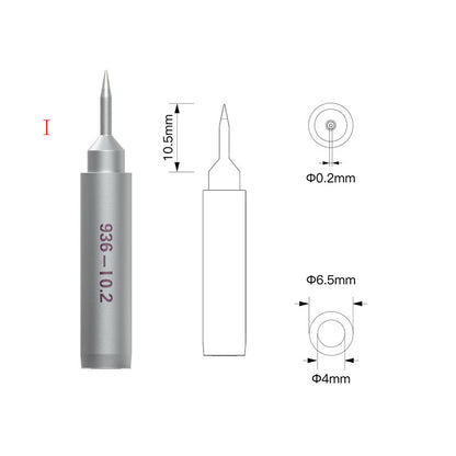 Superfine Straight Soldering Tip QianLi 936 I0.2 For Micro Soldering Solder FoneFunShop   