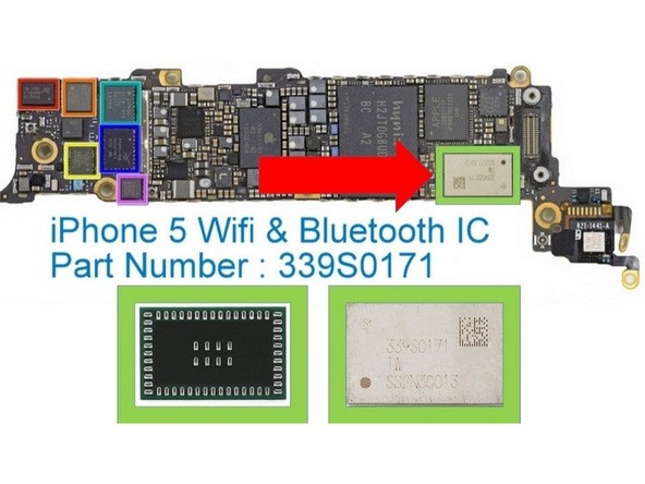 Replacement WiFi IC Chip 339S0171 For Apple iPhone 5, iPad 4 & iPod Touch 5 ic Chip FoneFunShop   