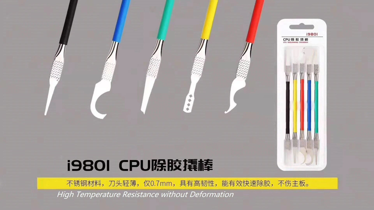 i980i 5 Piece CPU IC Chip Degumming Tool Set ic Chip FoneFunShop   