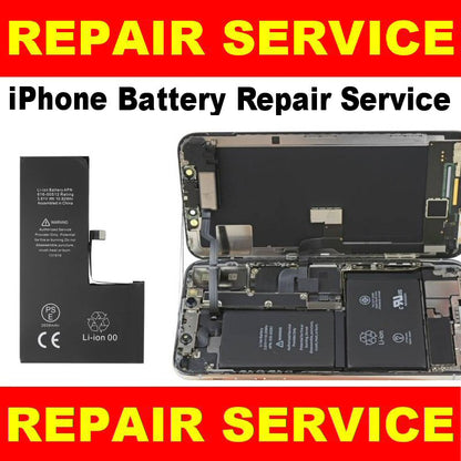 Battery Fitting Service For iPhone 15 14 13 12 11 X 8 7 6 5 (Fix by Post) Battery FoneFunShop   