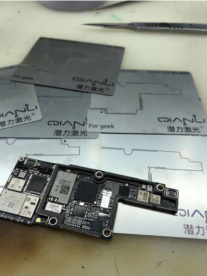 Reballing Stencil For iPhone X Positioning Plate and BGA Stencil FoneFunShop   