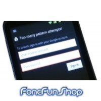 Android Too Many Pattern Attempts! Repair Service (mail in service)  FoneFunShop   