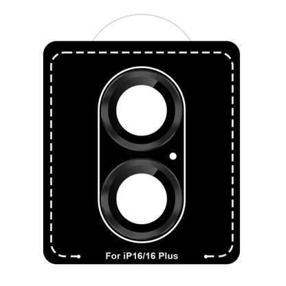 Glass Camera Lens Protector For iPhone 16 / 16 Plus / 16 Pro / 16 Pro Max Camera FoneFunShop iPhone 16 / iPhone Plus Black 