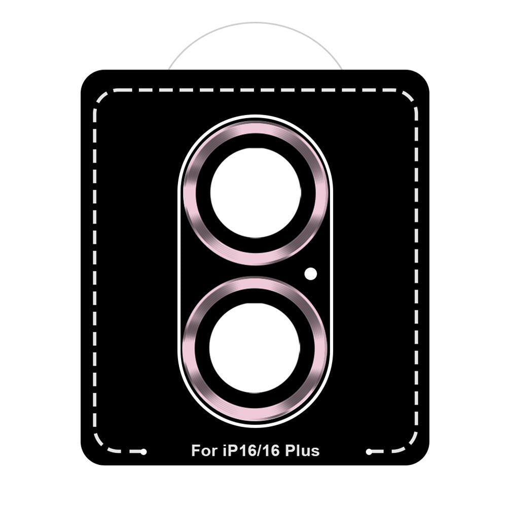 Glass Camera Lens Protector For iPhone 16 / 16 Plus / 16 Pro / 16 Pro Max Camera FoneFunShop iPhone 16 / iPhone Plus Pink 