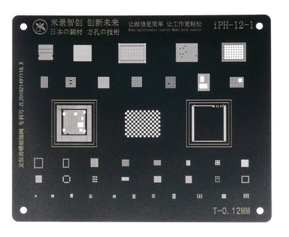 Reballing Stencil For iPhone XS XS Max Mijing BGA IPH12 1 Stencil FoneFunShop   