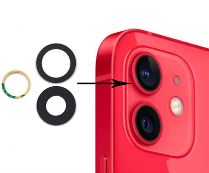 Camera Lens For iPhone 12 Glass Set with Adhesive Camera FoneFunShop   