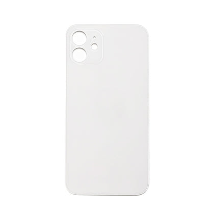 Glass Back For iPhone 12 Plain In White Glass Back FoneFunShop   