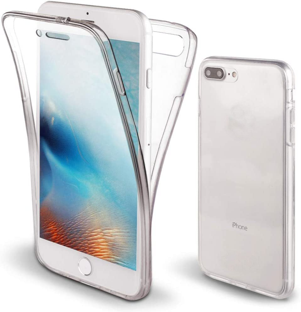 Silicone Case For iPhone X XS TPU 360 Clear Case Cover FoneFunShop   