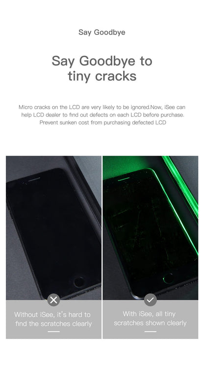 Dust Detection Light For Phone Lcd Refurbish QianLi iSee 2 UltaViolet Lamp Qianli FoneFunShop   