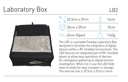 Faraday Enclosure Disklabs LB2 Lab Box Faraday FoneFunShop   