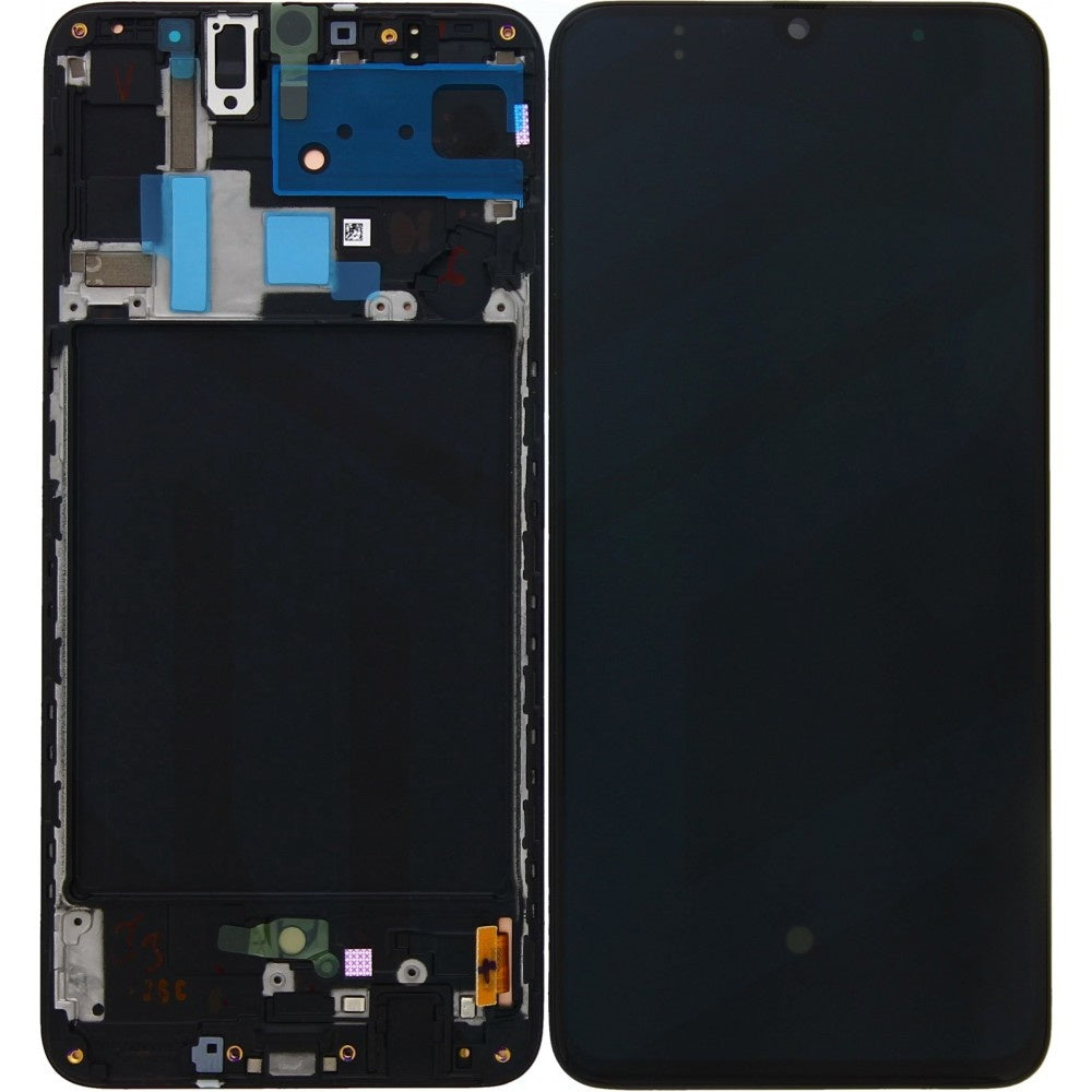 Lcd Screen For Samsung A70 A705 in Midnight Black Screen FoneFunShop   