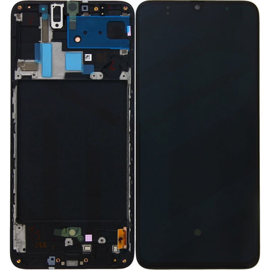 Lcd Screen For Samsung A70 A705 in Midnight Black Screen FoneFunShop   