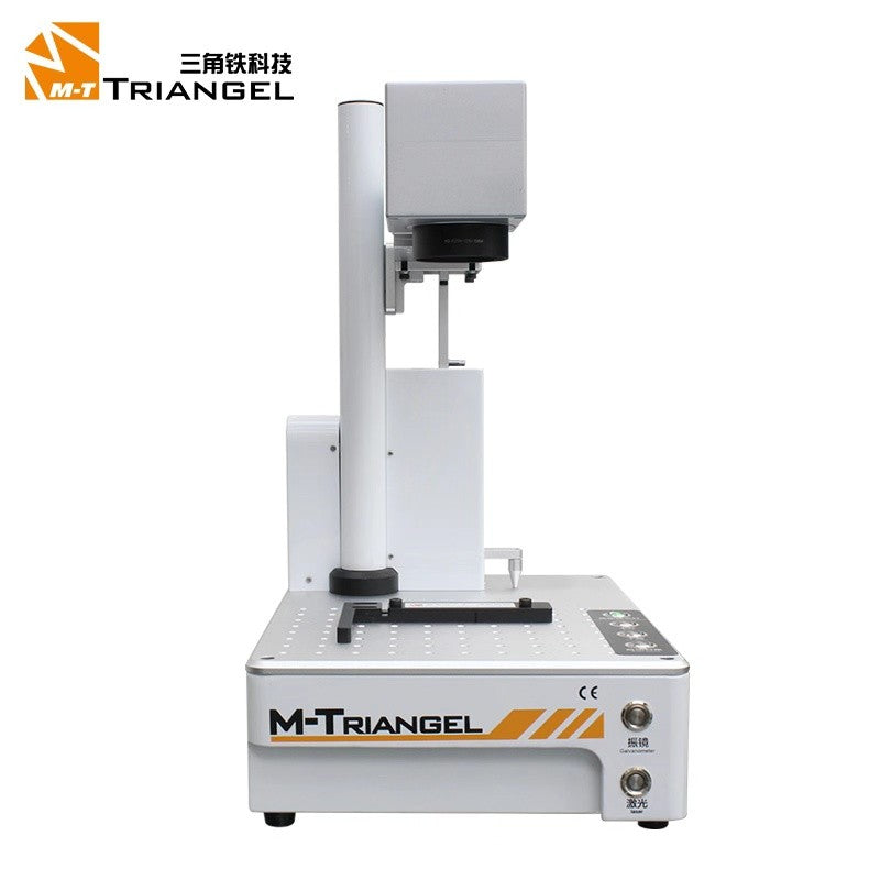 M Triangel 20W Fiber Laser Machine For iPhone Back Glass Removal With Fume Extractor  FoneFunShop   