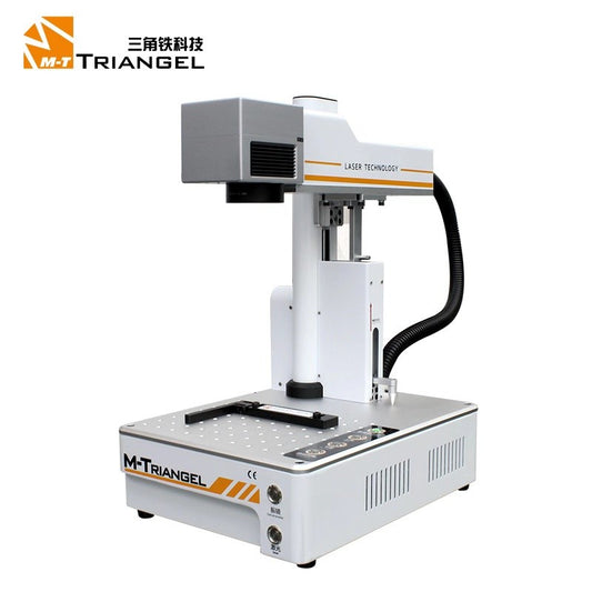 M Triangel 20W Fiber Laser Machine For iPhone Back Glass Removal With Fume Extractor  FoneFunShop   