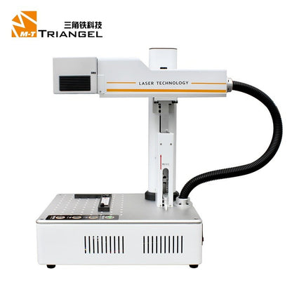 M Triangel 20W Fiber Laser Machine For iPhone Back Glass Removal With Fume Extractor  FoneFunShop   