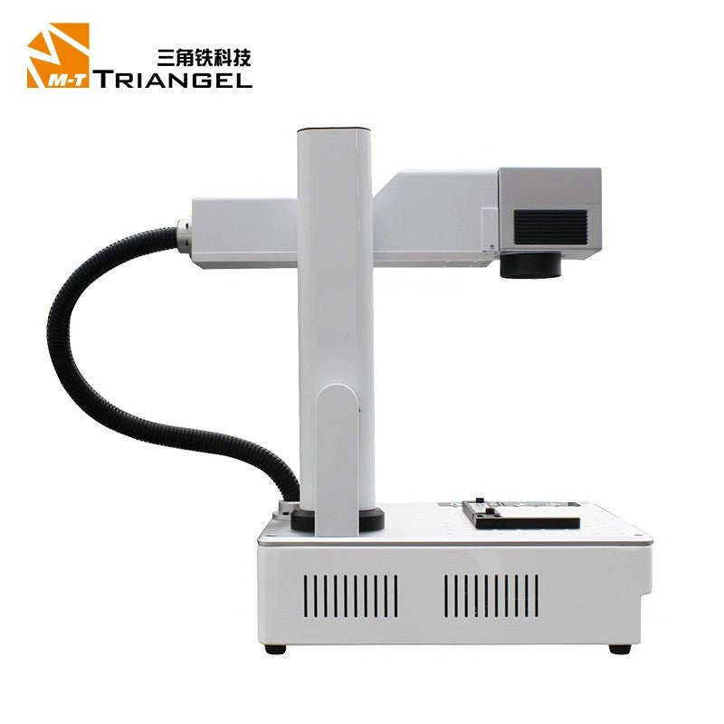 M Triangel 20W Fiber Laser Machine For iPhone Back Glass Removal With Fume Extractor  FoneFunShop   