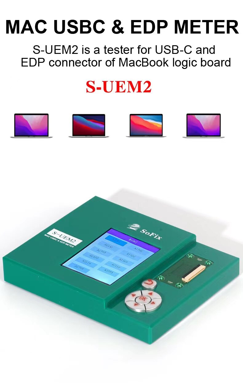 SoFix S UEM2 For Mac USB C EDP Meter  FoneFunShop   