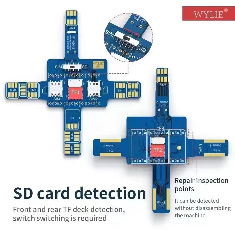 Wylie Smart Phone Signal Test Board for iOS and Android SD Dual Sim Tester Kit Sim FoneFunShop   