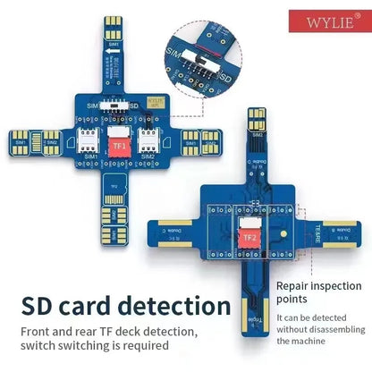 Wylie Smart Phone Signal Test Board for iOS and Android SD Dual Sim Tester Kit Sim FoneFunShop   