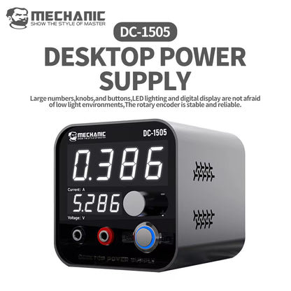 Mechanic DC-1505 Smart Mini Desktop Adjustable Bench Power Supply Tool  FoneFunShop   