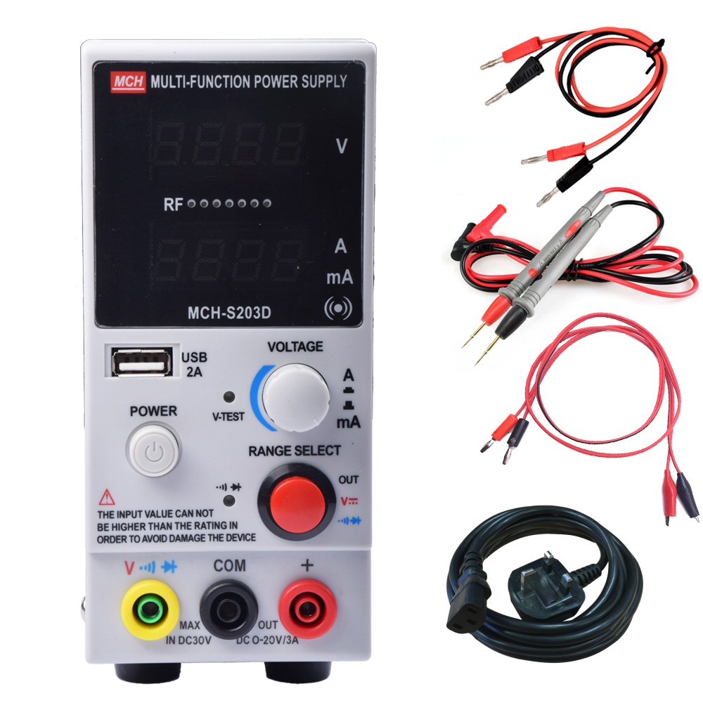 MCH S203D Professional DC Power Bench Supply For Mobile Phone Repair  FoneFunShop   