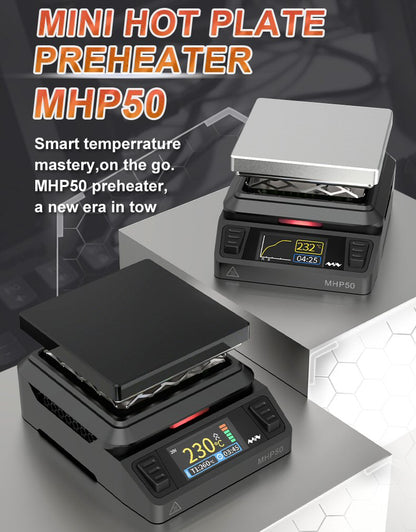 Aluminium Mini Heating Hot Plate Preheater Station MHP50-A5  FoneFunShop   