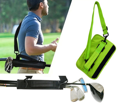 Mini Golf Shoulder Bag Lightweight Portable Travel Practice For 3 6 Clubs Green Golf FoneFunShop   