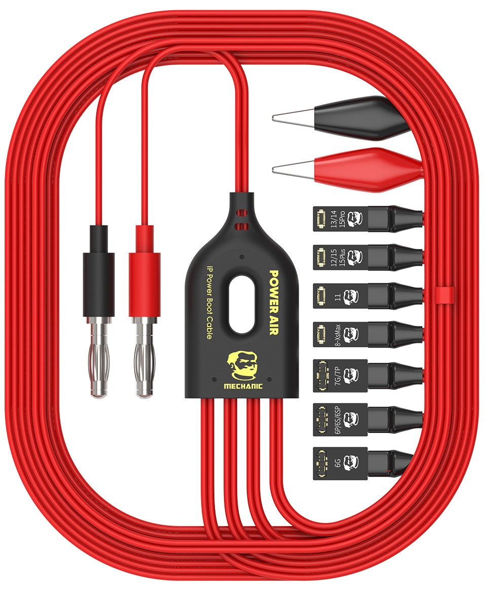 Mechanic Power Air IP DC Bench Boot Cable For iPhone 6-15PM Motherboard Repair  FoneFunShop   