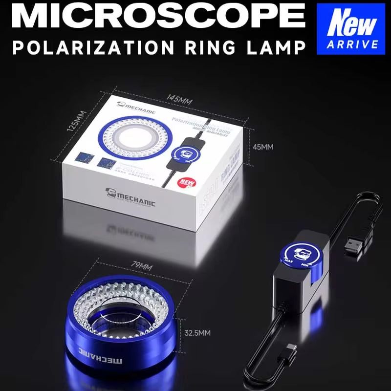 Mechanic LS720 Polarizing LED Ring Lamp Light For Microscope 2uul FoneFunShop   