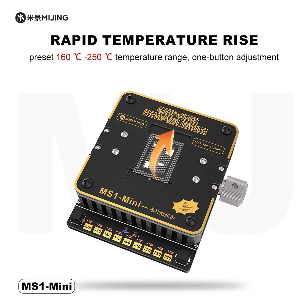 Mijing MS-1 Mini Chip Glue Removal Table Temperature Controlled Rework Platform Mijing FoneFunShop