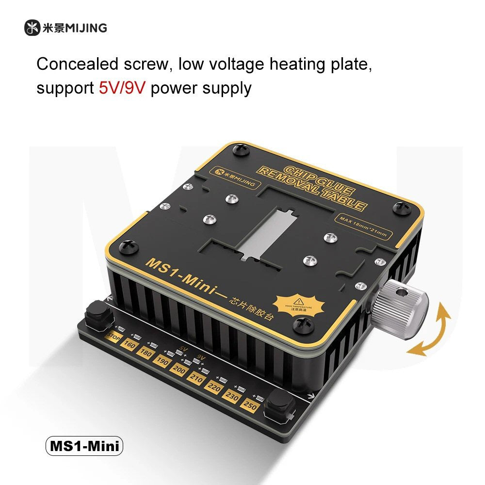 Mijing MS-1 Mini Chip Glue Removal Table Temperature Controlled Rework Platform Mijing FoneFunShop