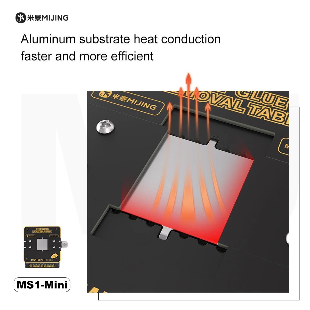 Mijing MS-1 Mini Chip Glue Removal Table Temperature Controlled Rework Platform Mijing FoneFunShop