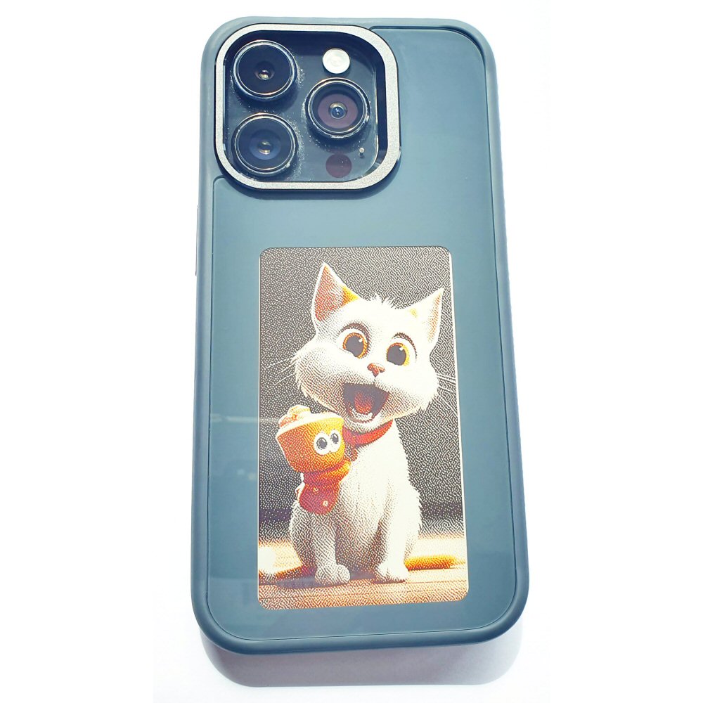 Case for Samsung S24 Ultra With NFC E Ink Smart Display for Photos / Images Case Cover FoneFunShop   