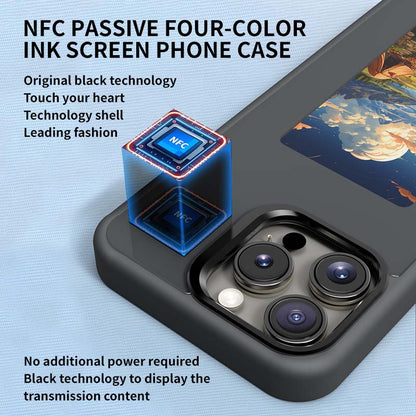 Case for iPhone 13 Pro With NFC E Ink Smart Display for Photos / Images Case Cover FoneFunShop   