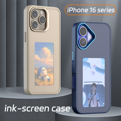 Case for iPhone / Samsung With NFC E Ink Smart Display for Photos / Images Case Cover FoneFunShop   